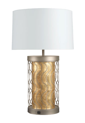 Wave Column Table Lamp, Large