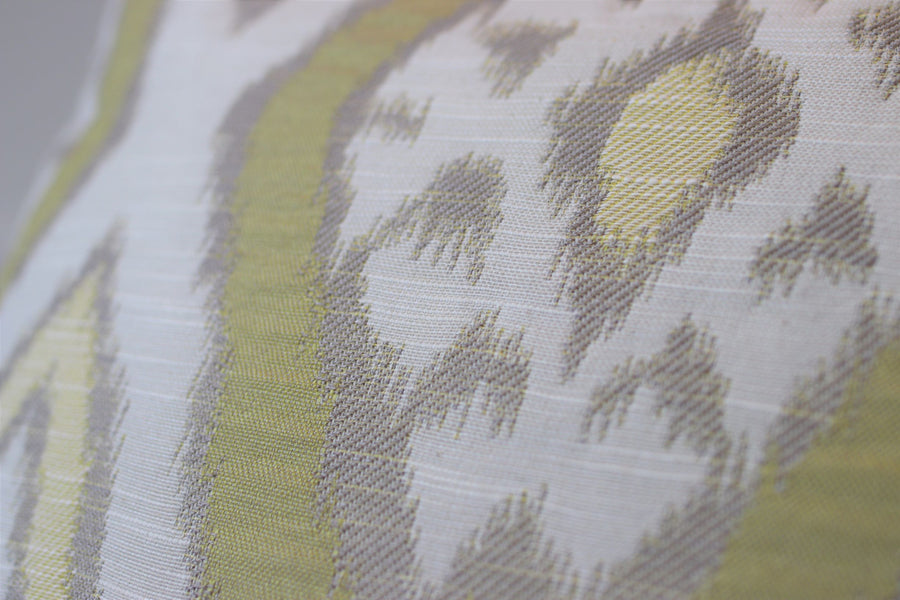 Yellow Ikat Square