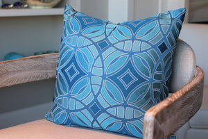 Perspective 20" Square Island Blue