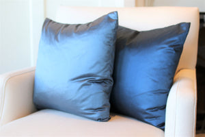 Navy Silk Square
