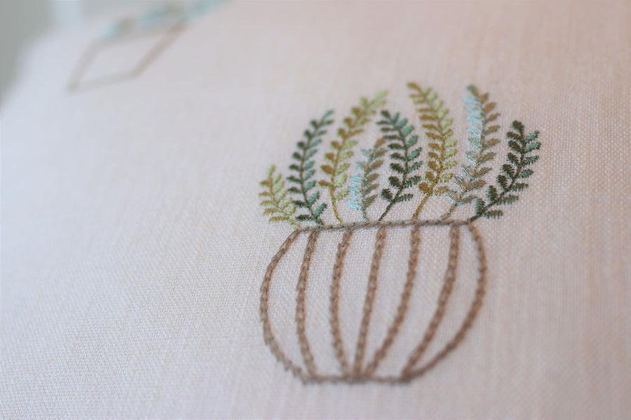 Garden Pots 22" Square Pillow