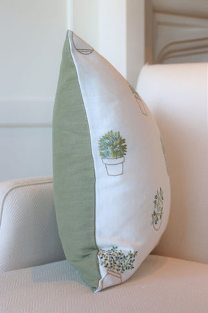 Garden Pots 22" Square Pillow