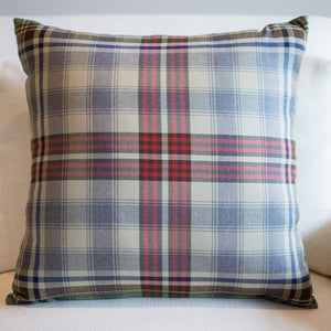 Red Plaid 20" Square