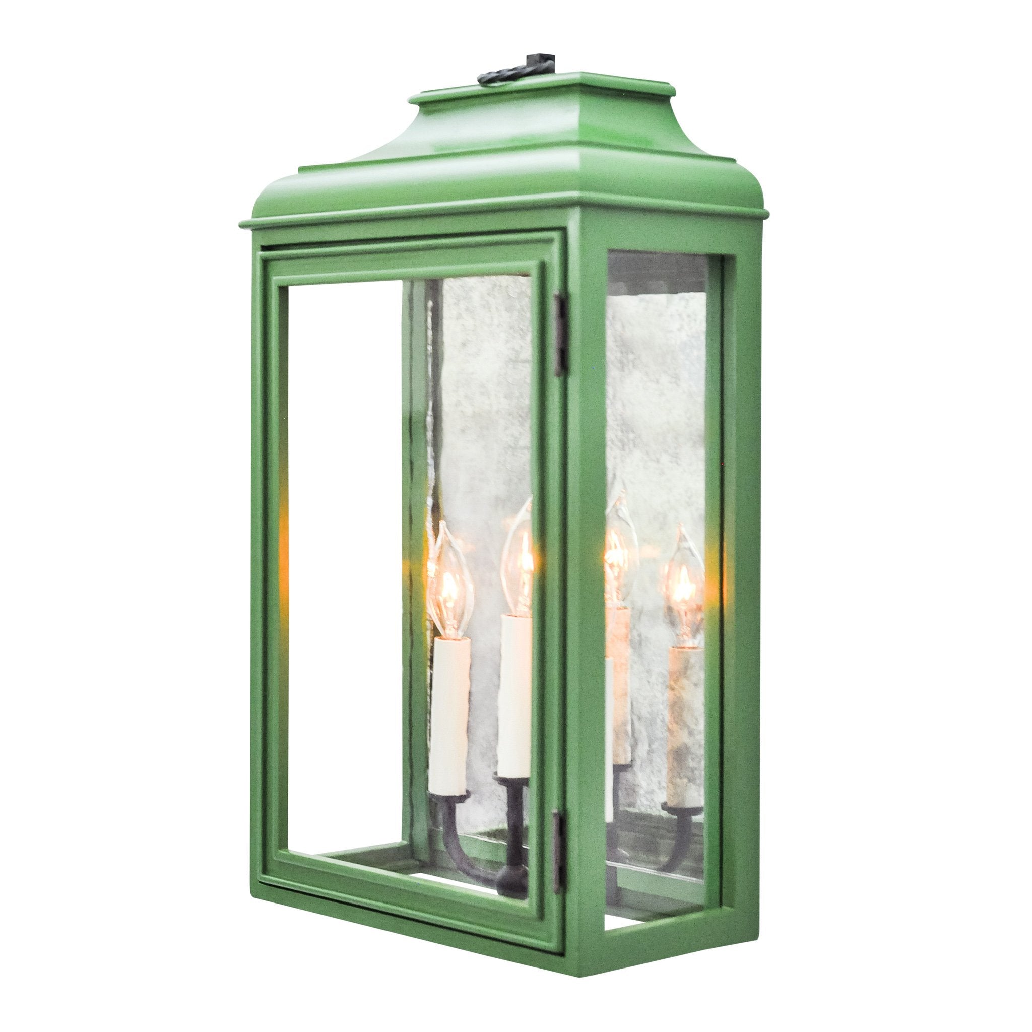 Lumignon original♥Valentinecheckbustier Lutyens Low Profile Lantern Sconce with Mirror, Estate, 3