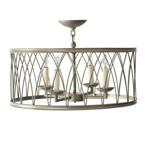 Montparnasse Round Pendant, Medium, 4-light & Semi-Flush