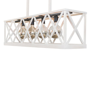 Napa Gate Chandelier, Medium (Painted)