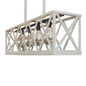 Napa Gate Chandelier, Medium (Stained)