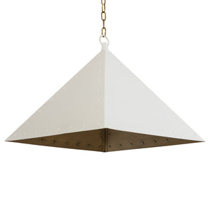 Rivet Pendant, Square, Medium