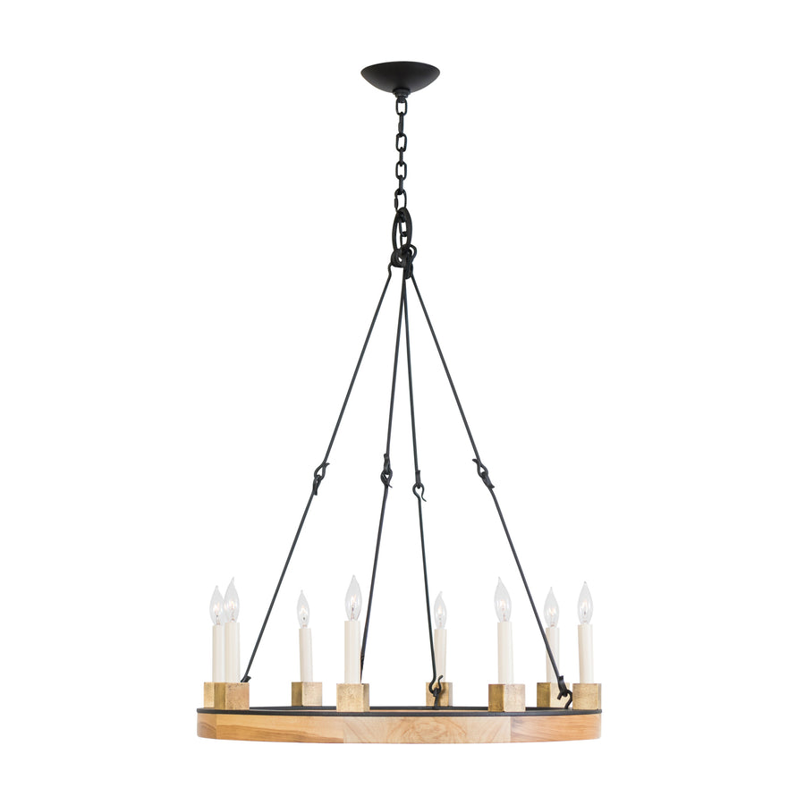 Beckett Ring Chandelier, Medium, 8-Light
