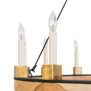 Beckett Ring Chandelier, Large, 12-Light