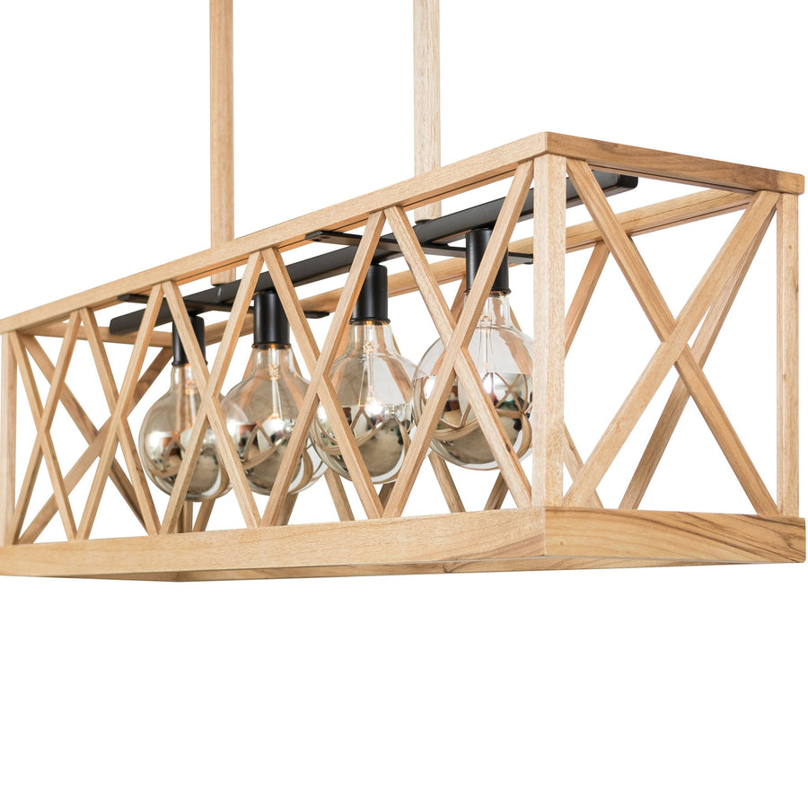 Napa Gate Chandelier, Medium (Painted)