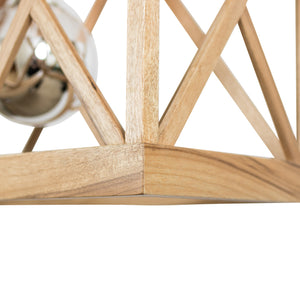 Napa Gate Chandelier, Medium (Stained)