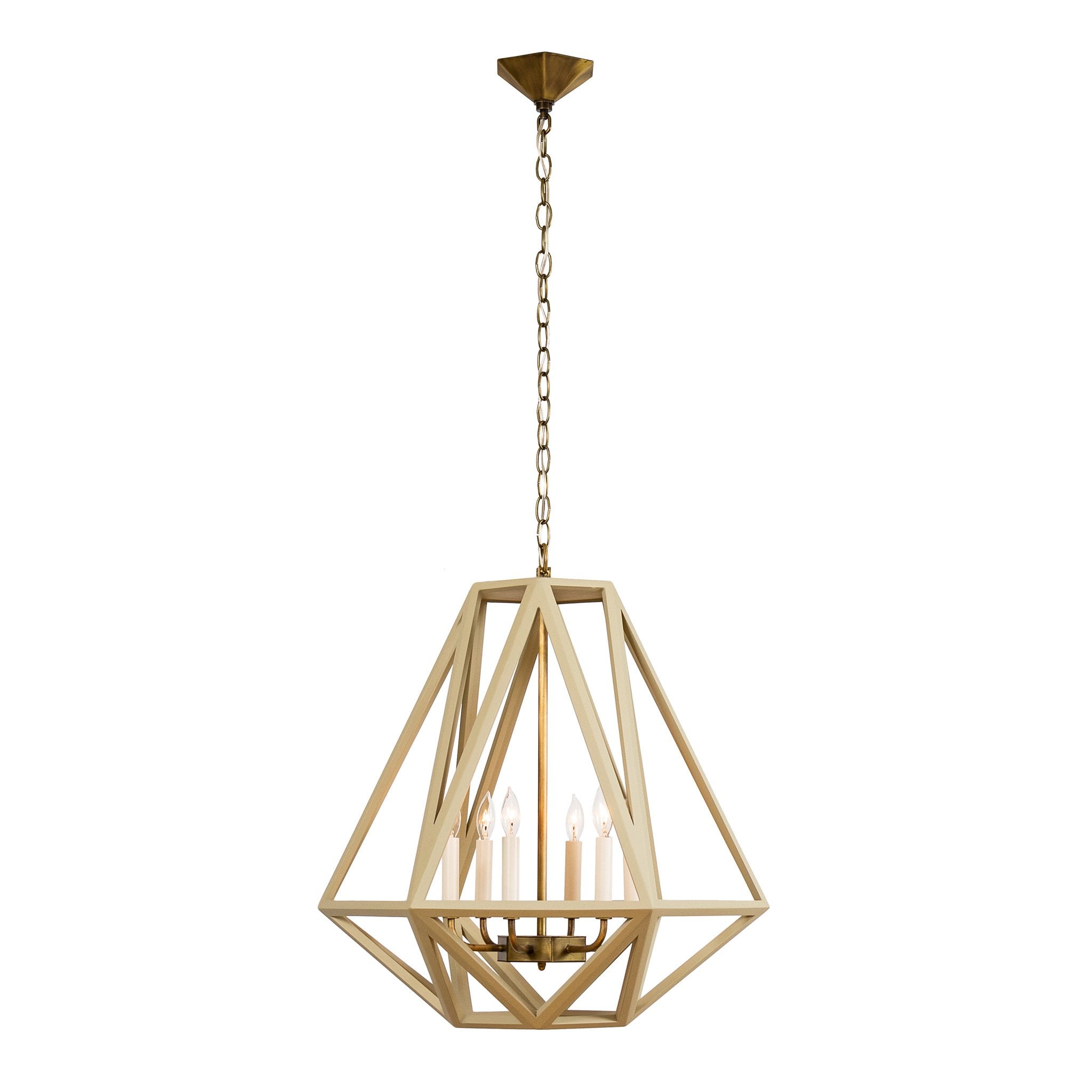 Metrique Pendant, Large (Painted)