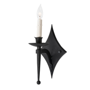 Charing Diamond Curved Arm Sconce