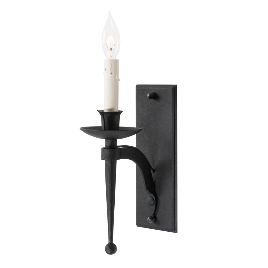 Charing Rectangle Curved Arm Sconce