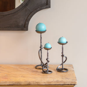 Avignon Climbing Vine Candlestick, Set of Three