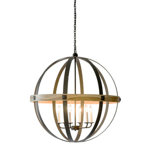 Luna Globe Pendant, Large (Stained)
