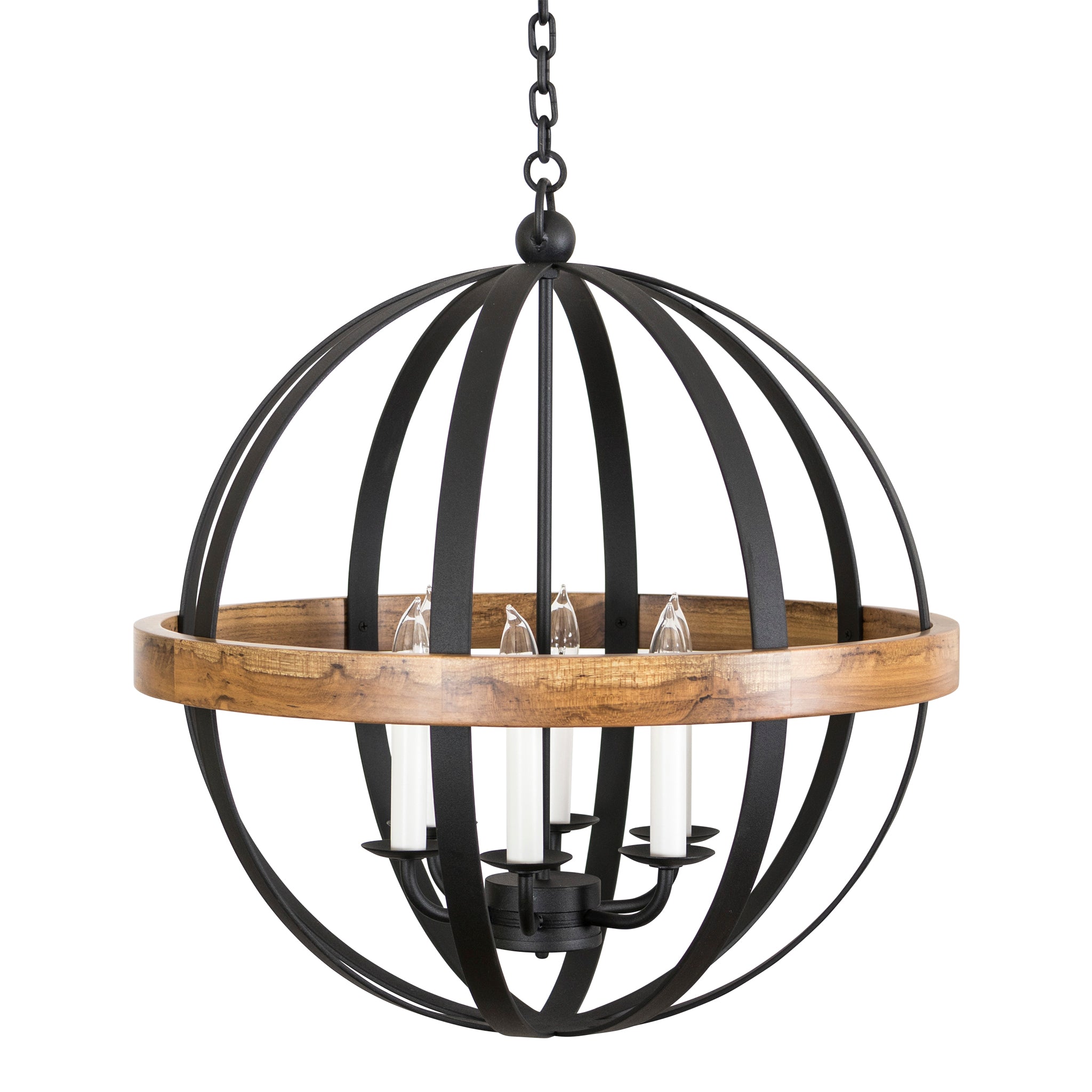 Luna Globe Pendant, Medium (Stained)