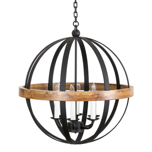 Luna Globe Pendant, Medium Plus (Stained)
