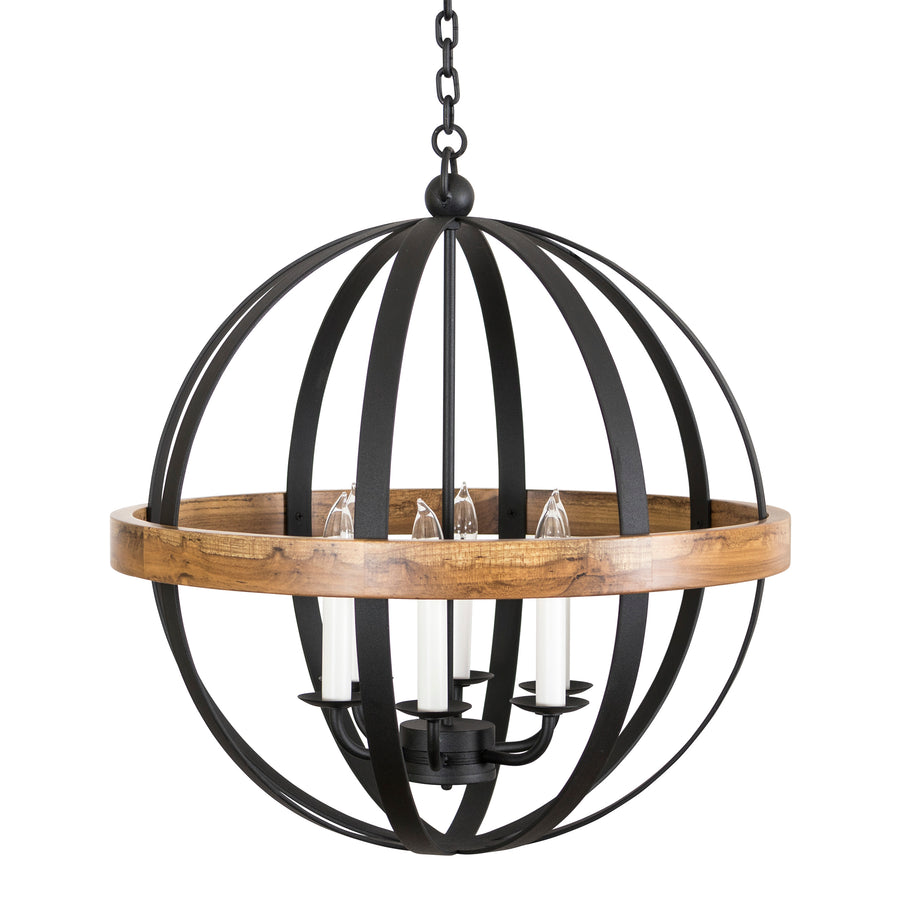 Luna Globe Pendant, Medium Plus (Stained)