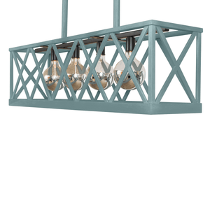 Napa Gate Chandelier, Medium (Stained)