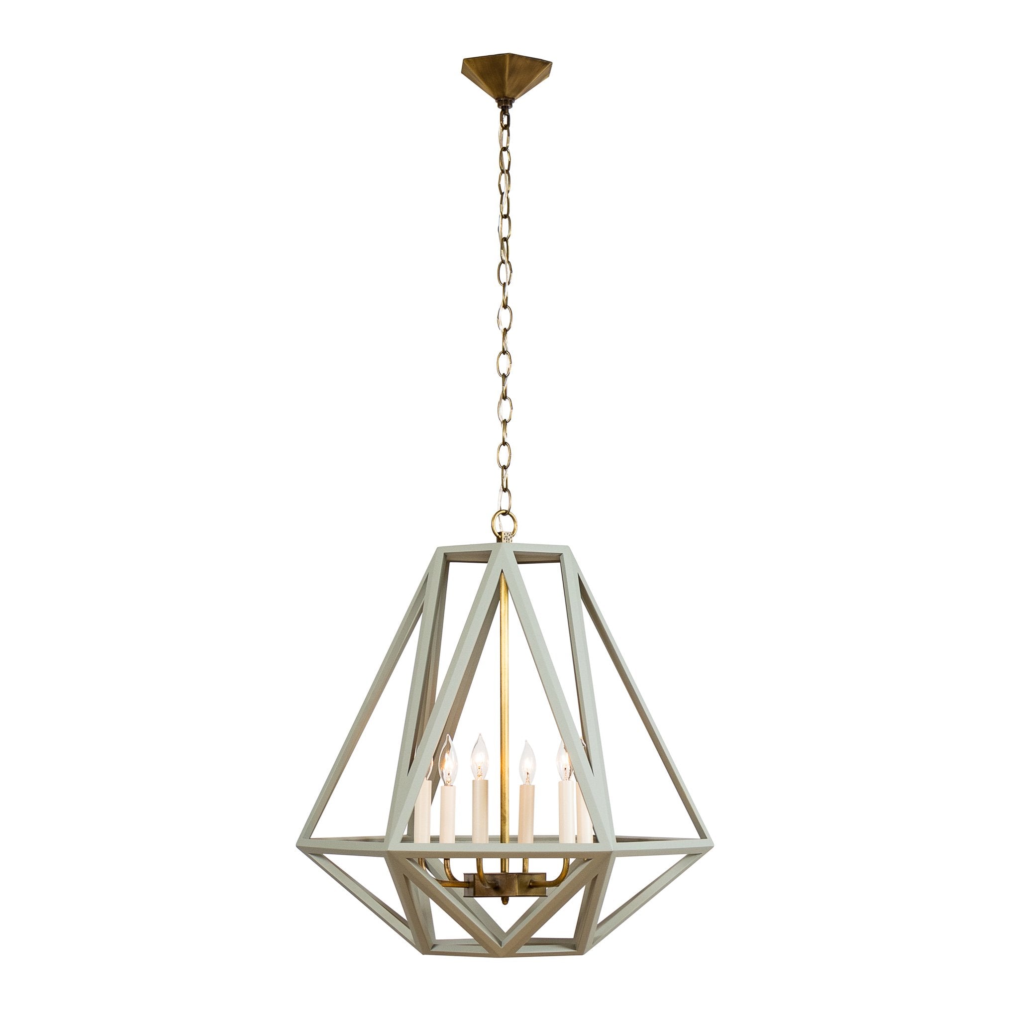 Metrique Pendant, Large (Painted)