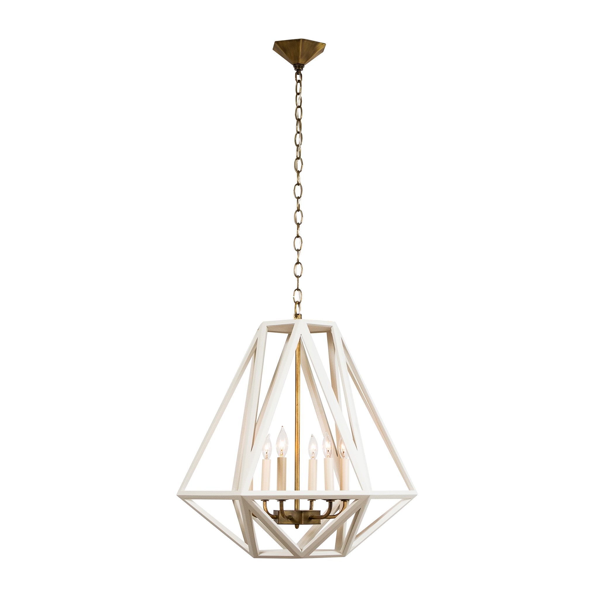 Metrique Pendant, Large (Painted)