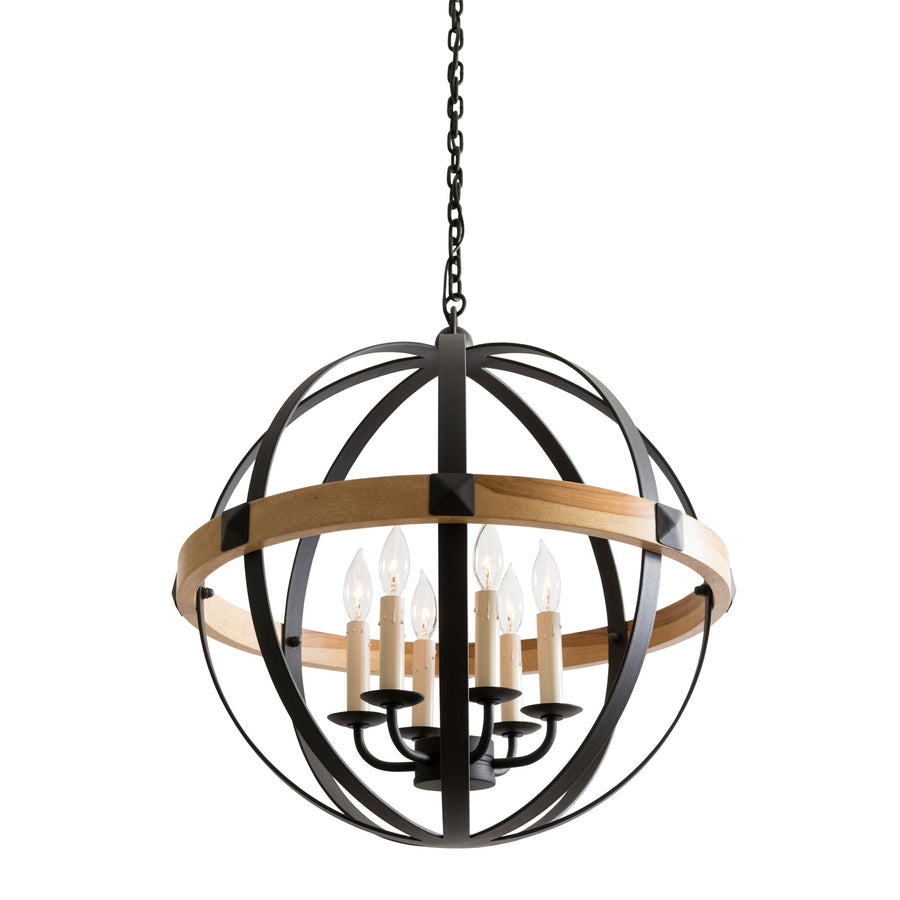 Luna Globe Pendant, Large (Painted)