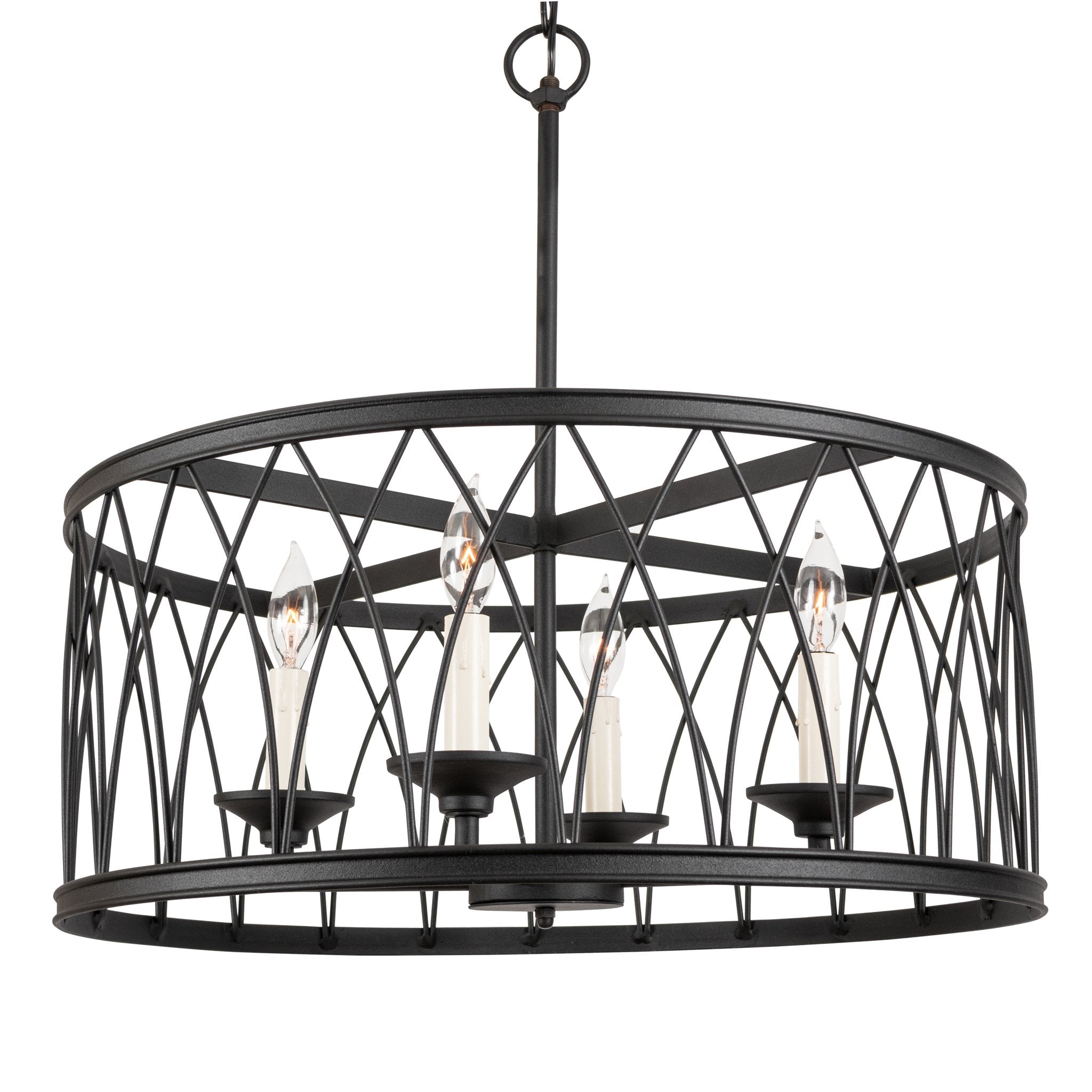 Montparnasse Round MD Pendant 4 light